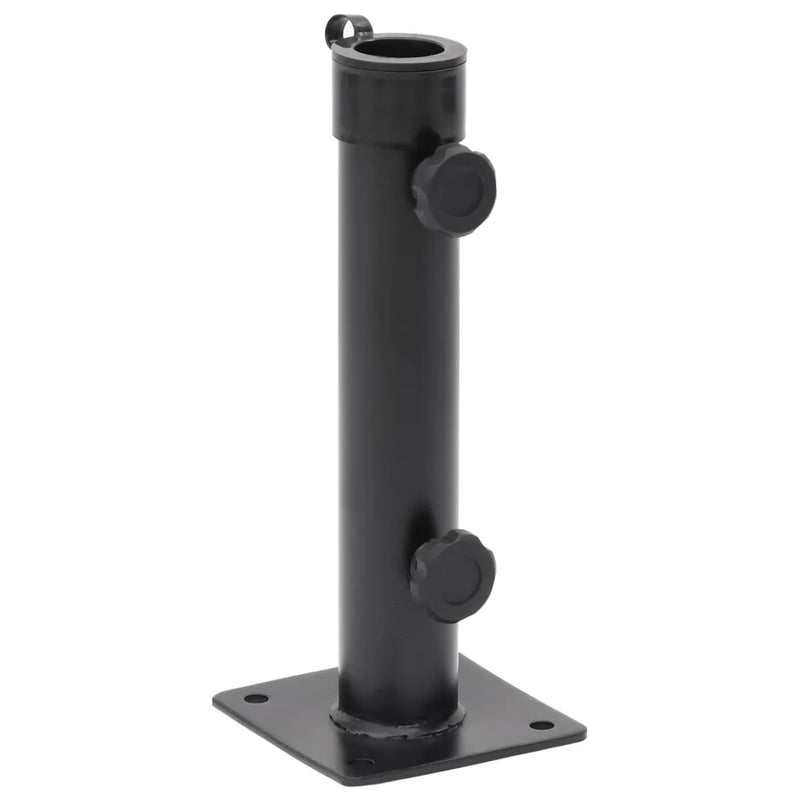 Parasol Base for ��38/48 mm Pole Matt Black Steel