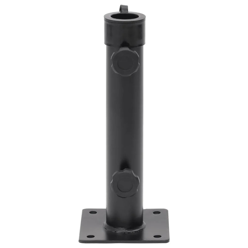 Parasol Base for ��38/48 mm Pole Matt Black Steel