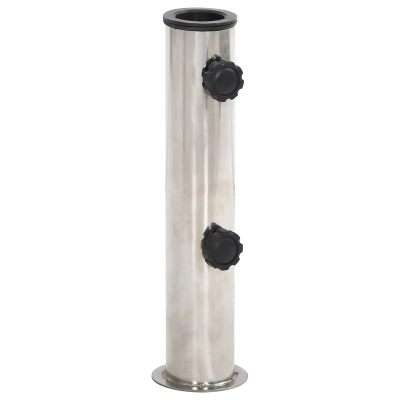 Parasol Base for ��38/48 mm Pole Silver Stainless Steel