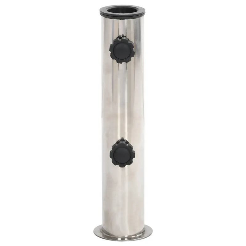 Parasol Base for ��38/48 mm Pole Silver Stainless Steel