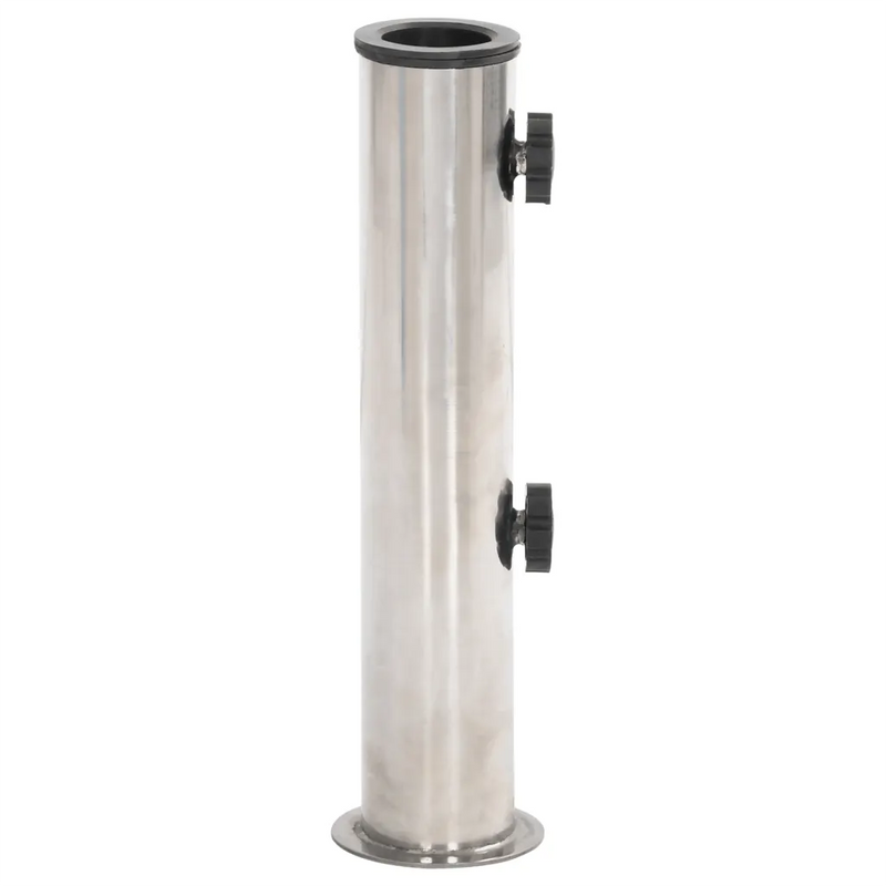 Parasol Base for ��38/48 mm Pole Silver Stainless Steel