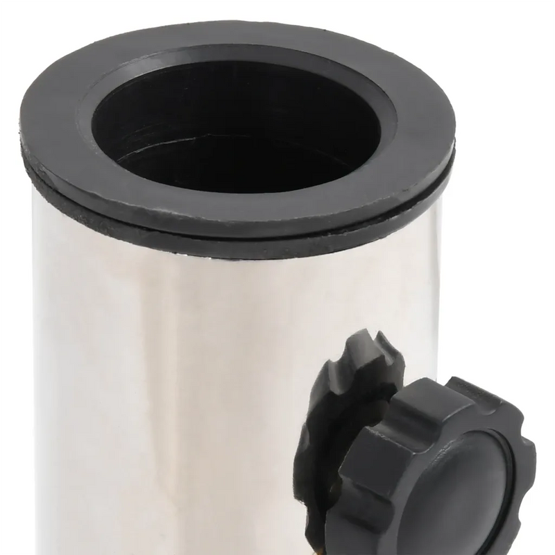 Parasol Base for ��38/48 mm Pole Silver Stainless Steel