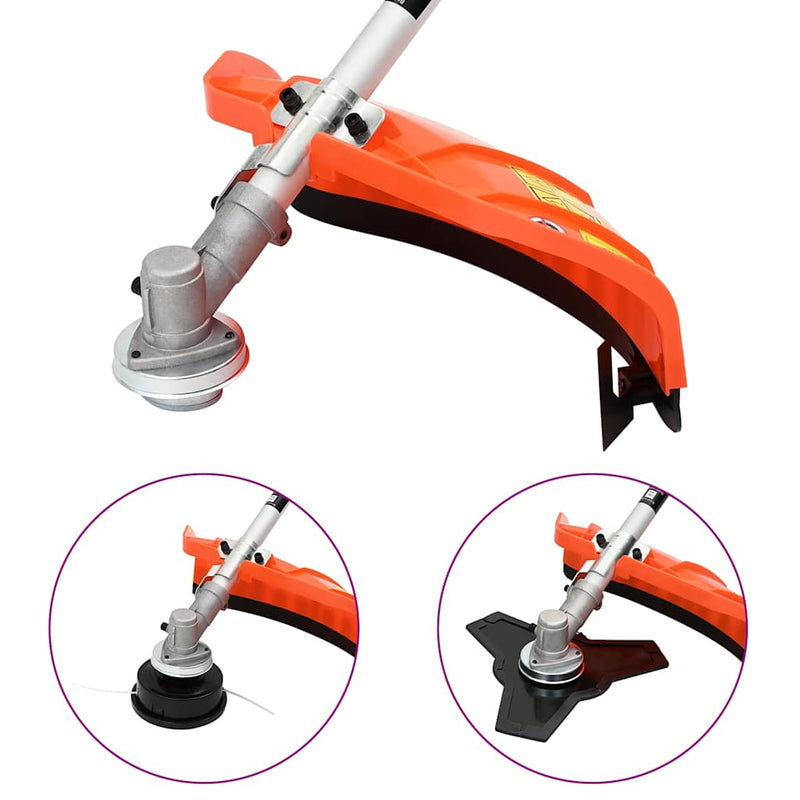 vidaXL Brush Cutter 4-in-1 Function Orange 52 cc 1.45 kW