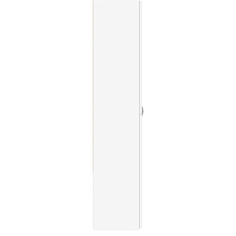 File Cabinet White 60x32x153 cm Engineered Wood
