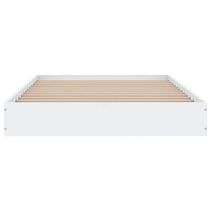 Bed Frame White 90x190 cm Engineered Wood