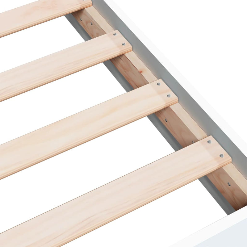 Bed Frame White 90x190 cm Engineered Wood