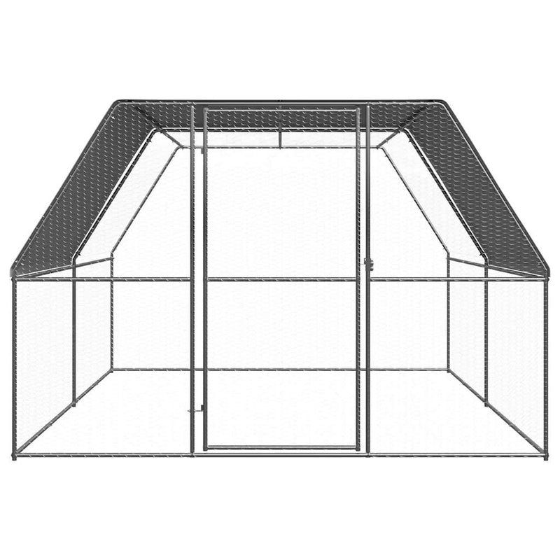 Chicken Cage 3x4x2 m Galvanised Steel