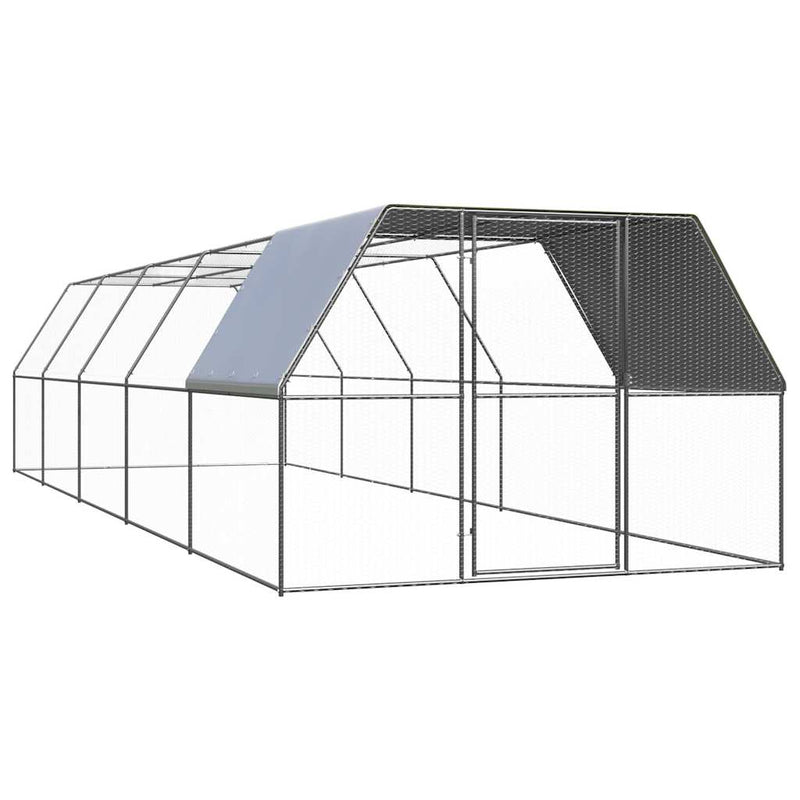 Chicken Cage 3x10x2 m Galvanised Steel