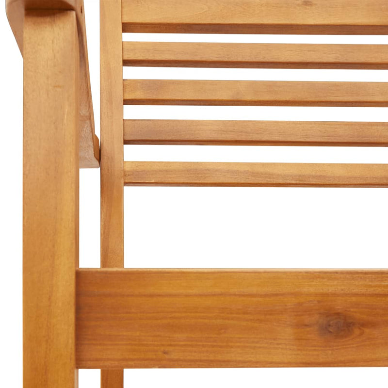 vidaXL Garden Chairs 8 pcs 59x55x85 cm Solid Wood Acacia