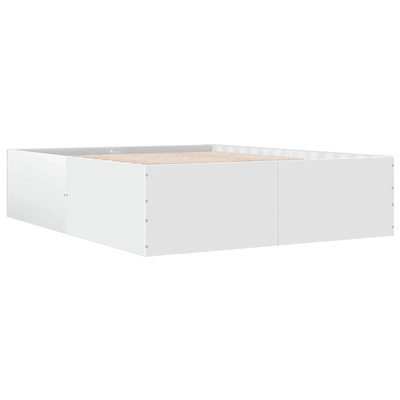 vidaXL Bed Frame without Mattress White 150x200 cm
