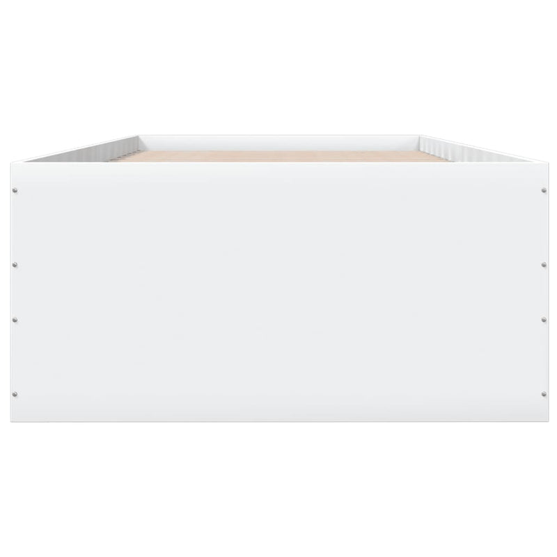 vidaXL Bed Frame without Mattress White 90x190 cm