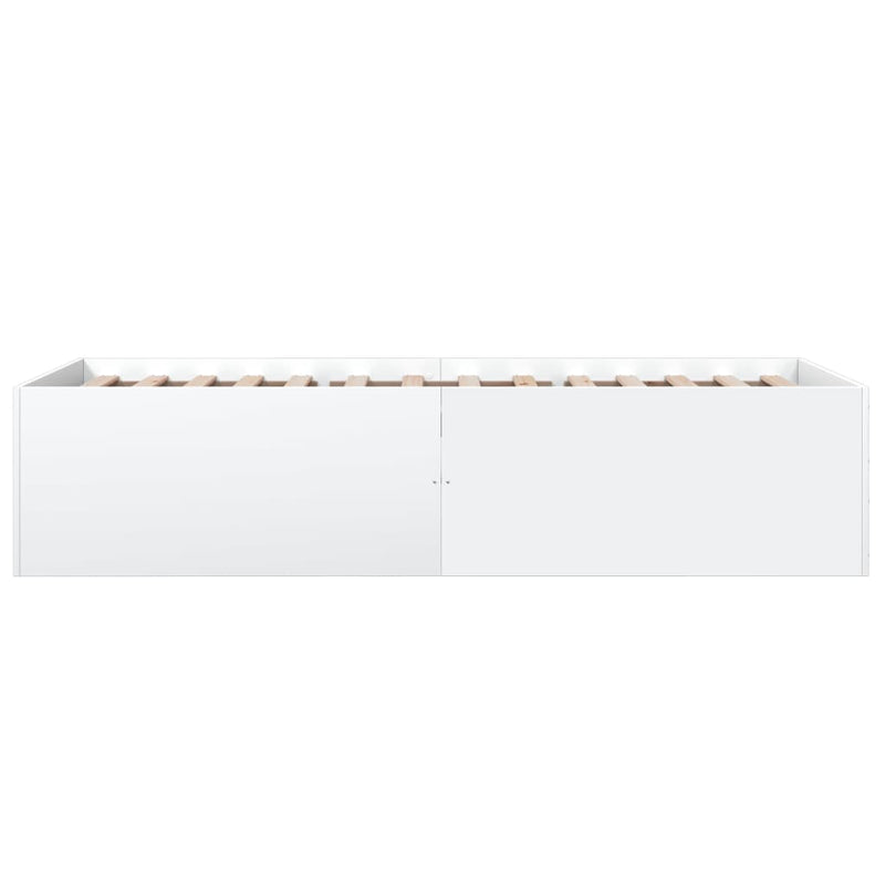 vidaXL Bed Frame without Mattress White 90x190 cm