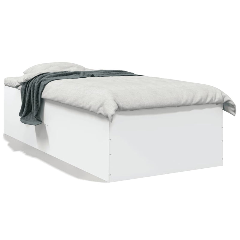 vidaXL Bed Frame without Mattress White 90x190 cm