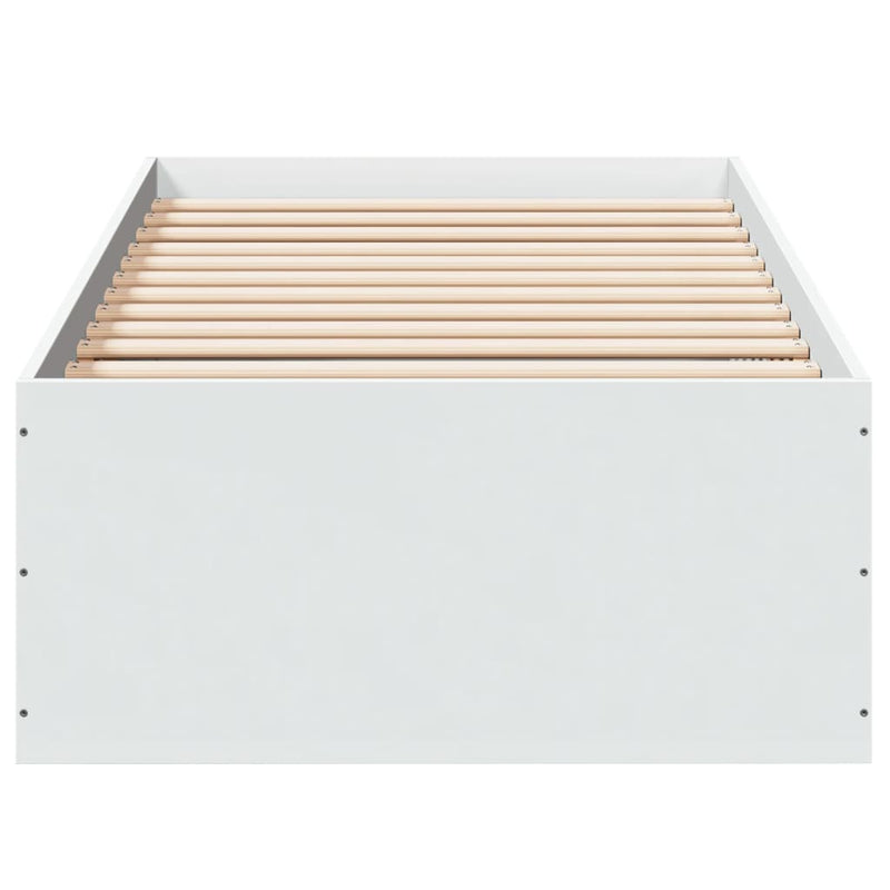 vidaXL Bed Frame without Mattress White 90x190 cm