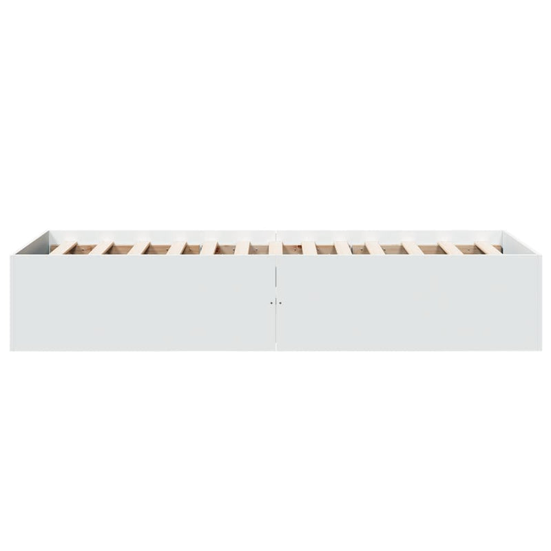 vidaXL Bed Frame without Mattress White 90x190 cm
