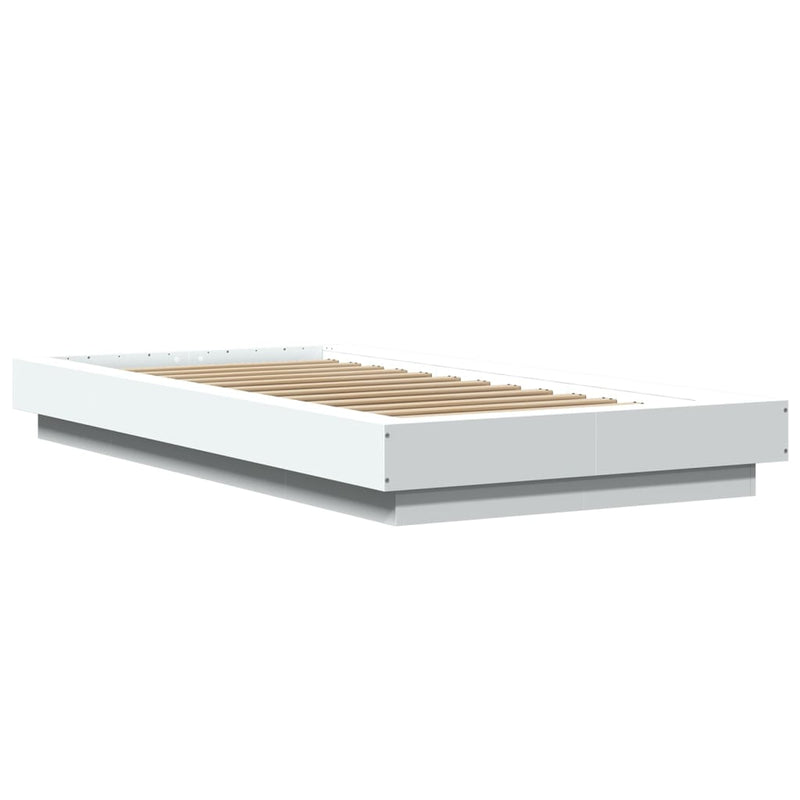 vidaXL Bed Frame without Mattress White 90x190 cm