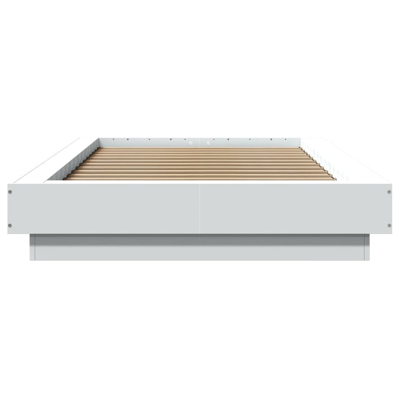 Bed Frame White 90x190 cm Engineered Wood