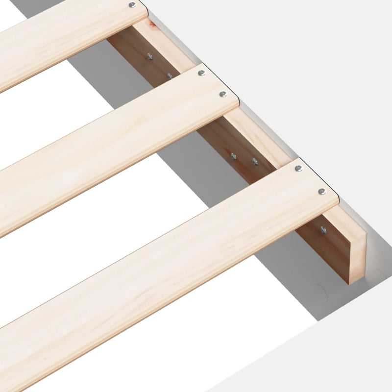 vidaXL Bed Frame without Mattress White 150x200 cm