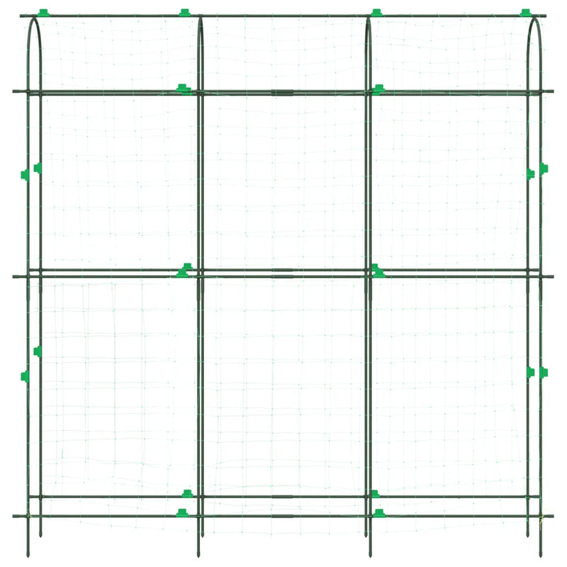 Garden Trellis for Climbing Plants U-Shape 181x31x182.5 cm Steel