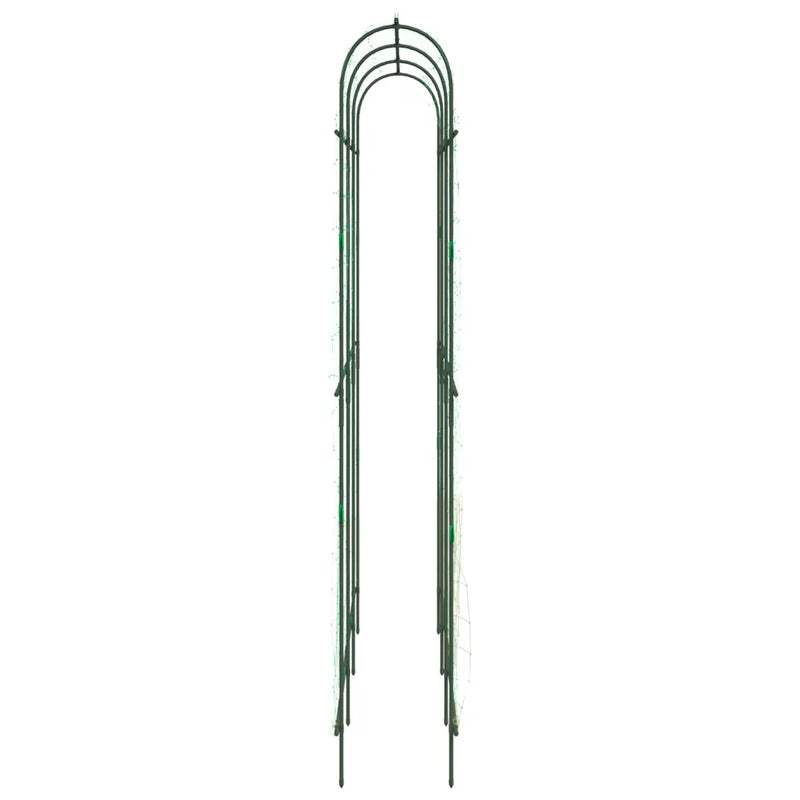 Garden Trellis for Climbing Plants U-Shape 181x31x182.5 cm Steel