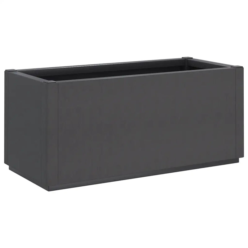 Garden Planter Dark Grey 80x36x35 cm PP