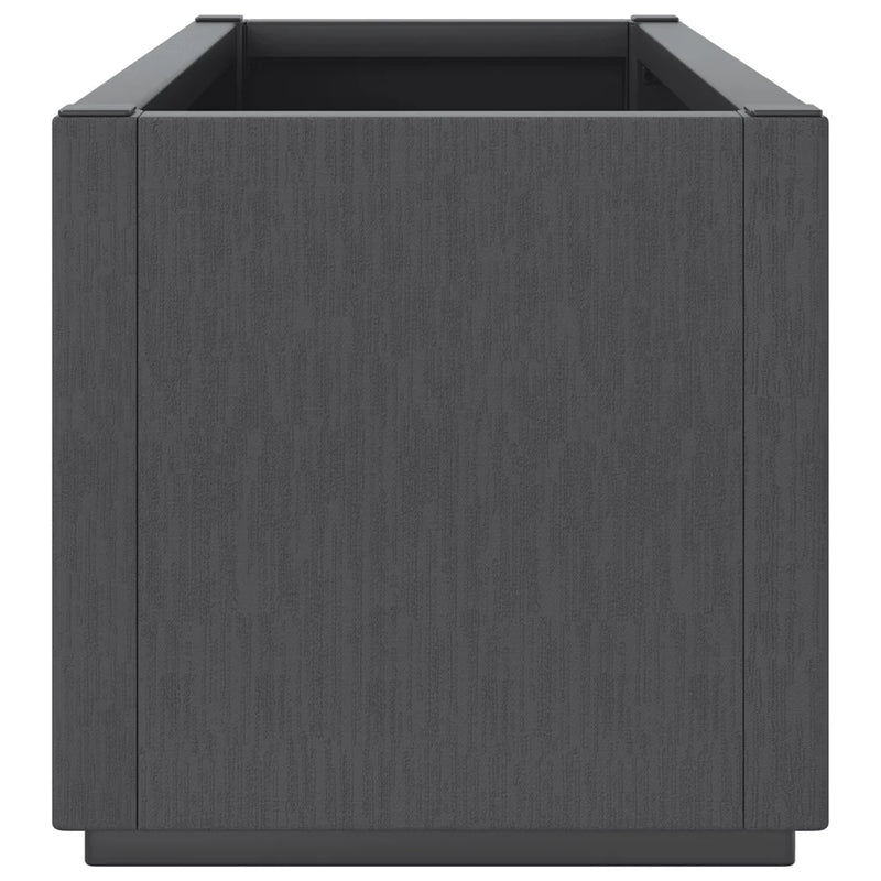 Garden Planter Dark Grey 80x36x35 cm PP