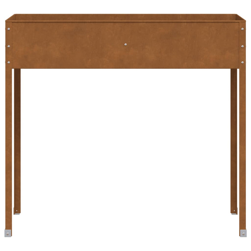 vidaXL Garden Planter 100.5x40.5x90 cm Weathering Steel
