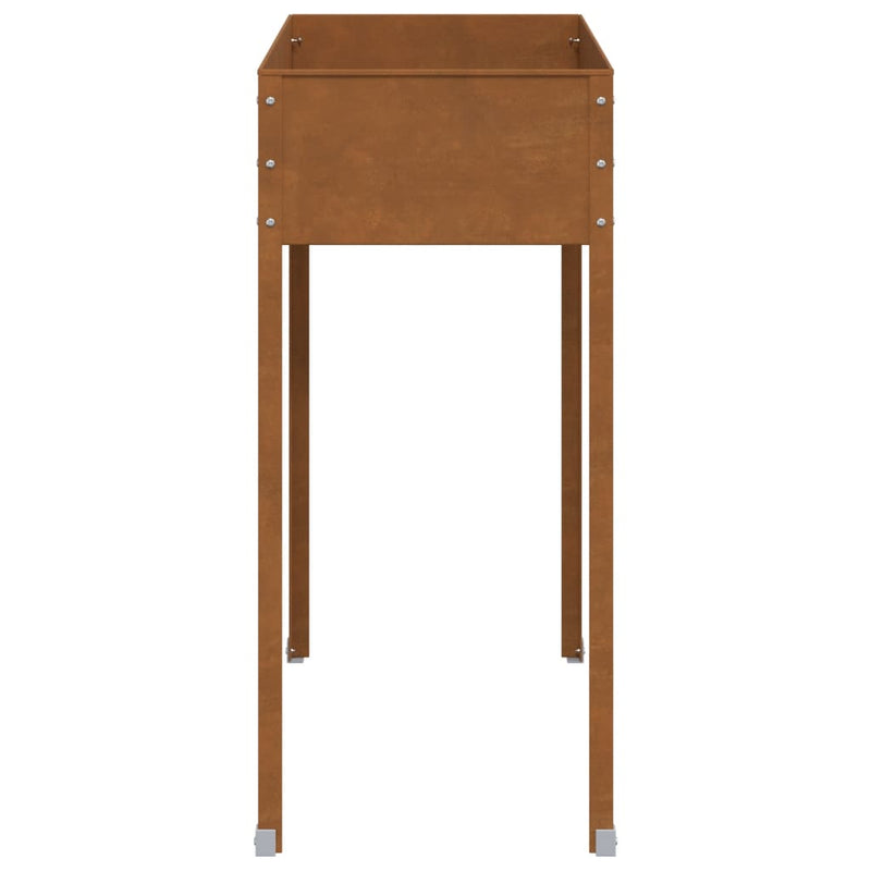 vidaXL Garden Planter 100.5x40.5x90 cm Weathering Steel