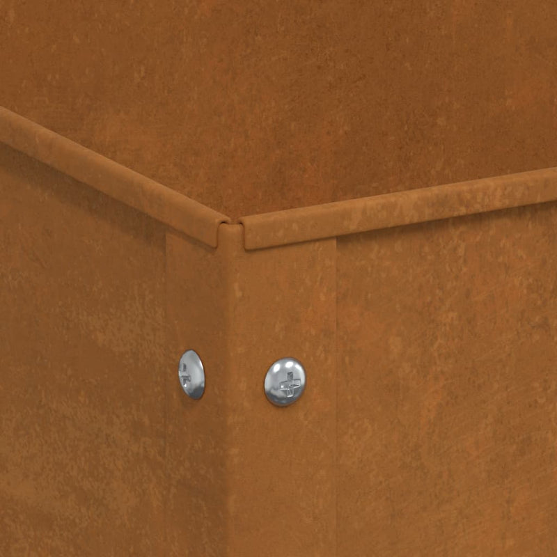 vidaXL Garden Planter 100.5x40.5x90 cm Weathering Steel