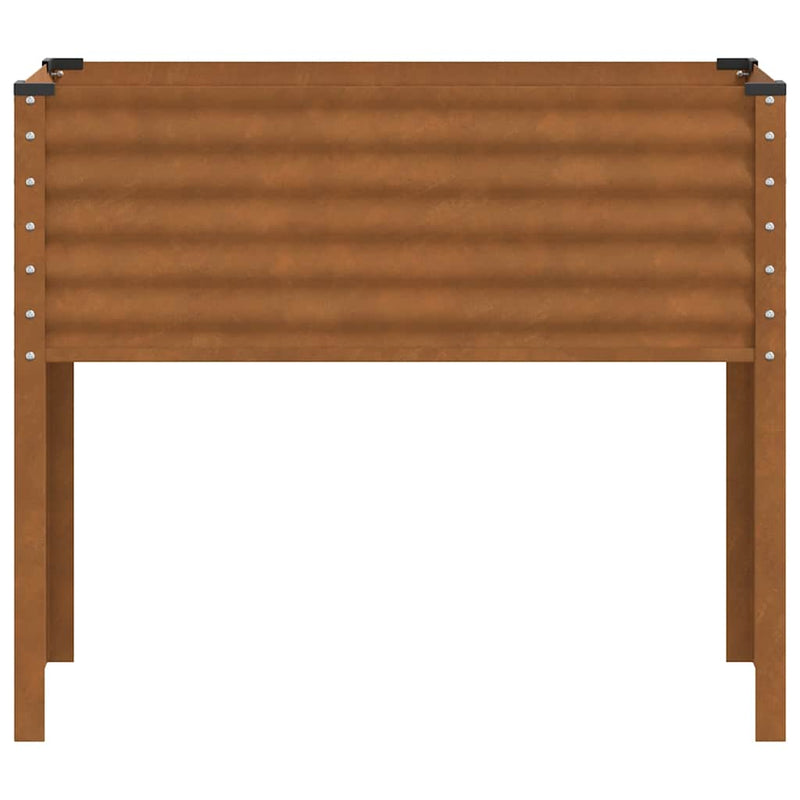 vidaXL Garden Planter 100x45x90 cm Weathering Steel