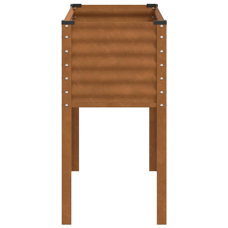 vidaXL Garden Planter 100x45x90 cm Weathering Steel