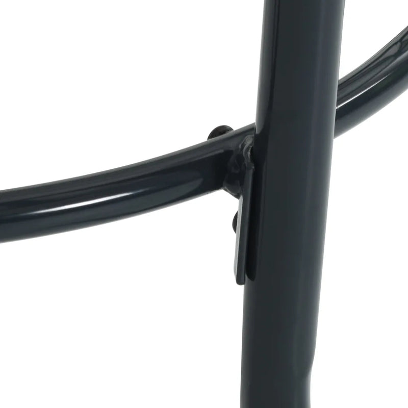 Patio Table Round Anthracite ��110x72.5 cm Powder-coated Steel