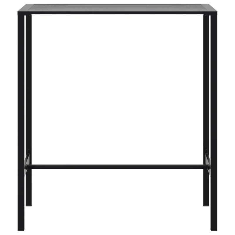 Bar Table Black 100x50x110 cm Powder-coated Steel