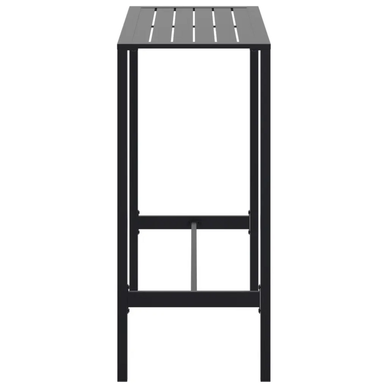 Bar Table Black 100x50x110 cm Powder-coated Steel