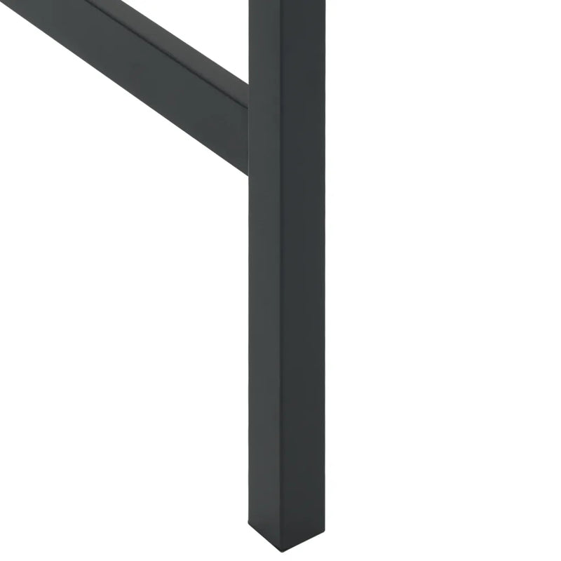 Bar Table Black 100x50x110 cm Powder-coated Steel