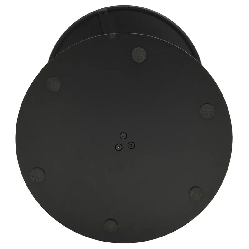 Garden Table Round Black ��50x72 cm Steel