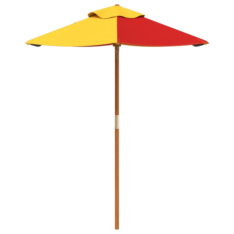 Garden Umbrella for Kids with Wooden Pole ��120x140 cm