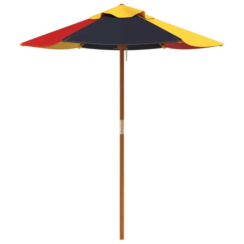 Garden Umbrella for Kids with Wooden Pole ��120x140 cm
