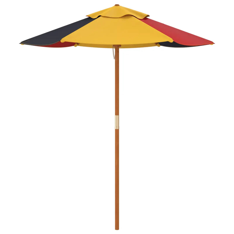 Garden Umbrella for Kids with Wooden Pole ��120x140 cm