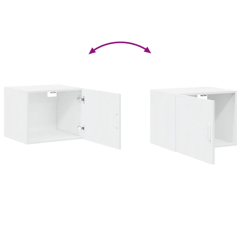 Wall Cabinet White 50x42.5x40 cm Engineered Wood