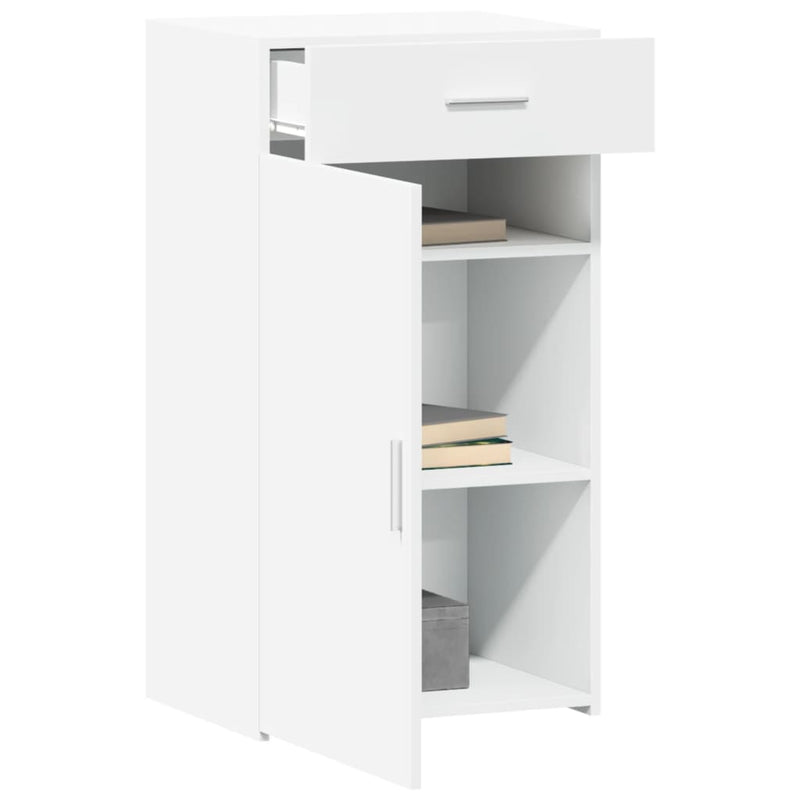 vidaXL Sideboard White 50x42.5x93 cm Engineered Wood