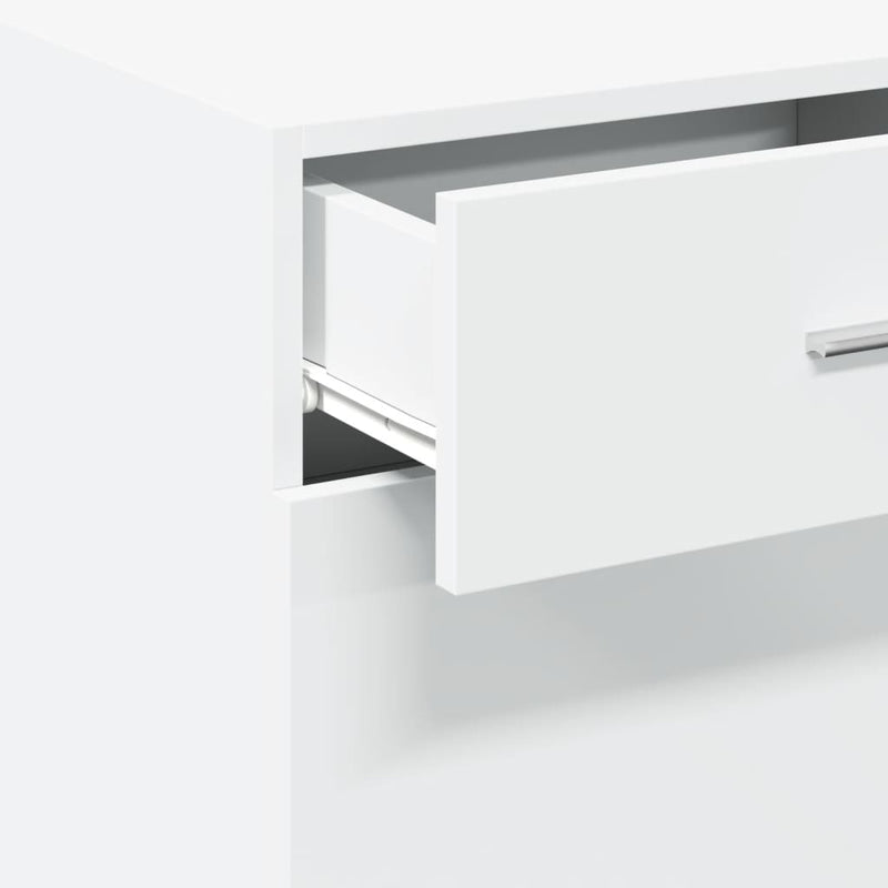 vidaXL Sideboard White 50x42.5x93 cm Engineered Wood