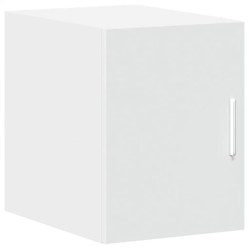 Slim Storage Cabinet White 30x42.5x225 cm Engineered Wood