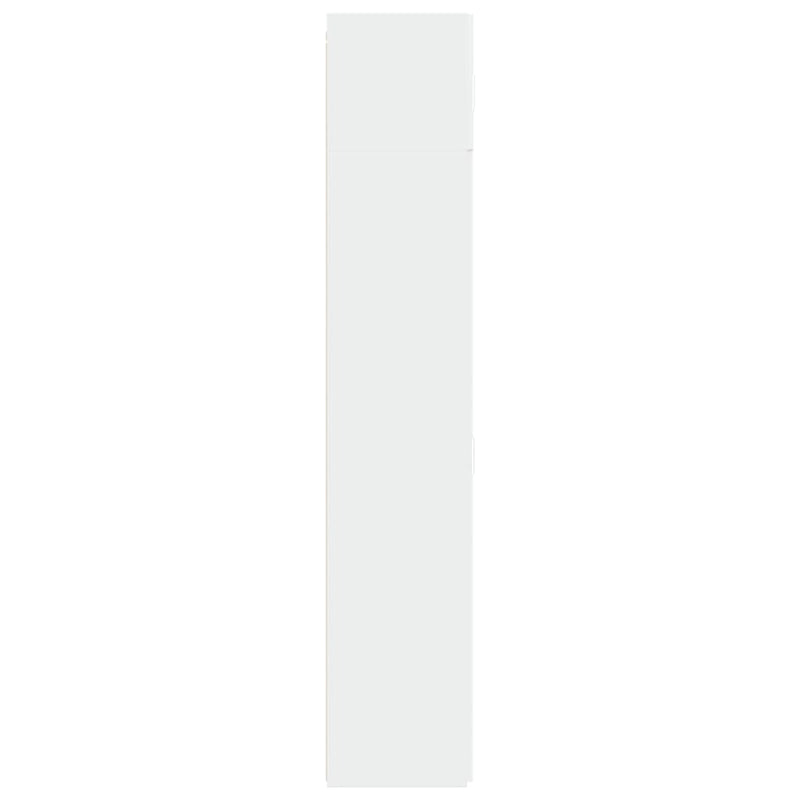 vidaXL Storage Cabinet White 70x42.5x225 cm Engineered Wood