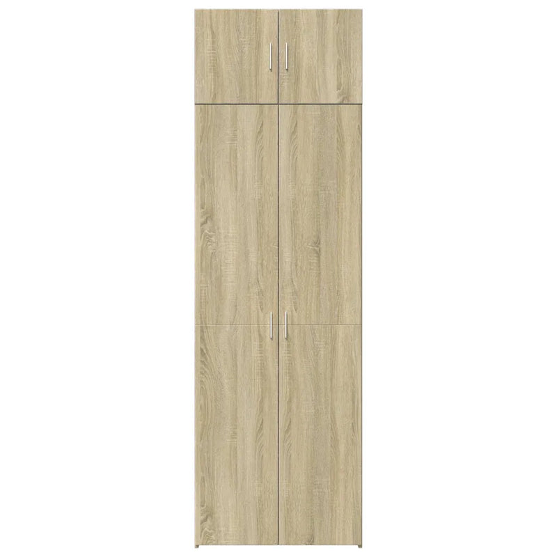 Storage Cabinet Sonoma Oak 70x42.5x225 cm Engineered Wood