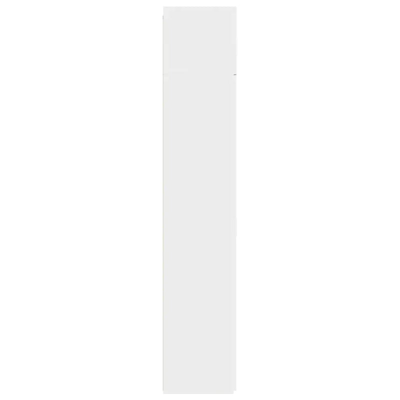 Storage Cabinet White 80x42.5x225 cm Engineered Wood