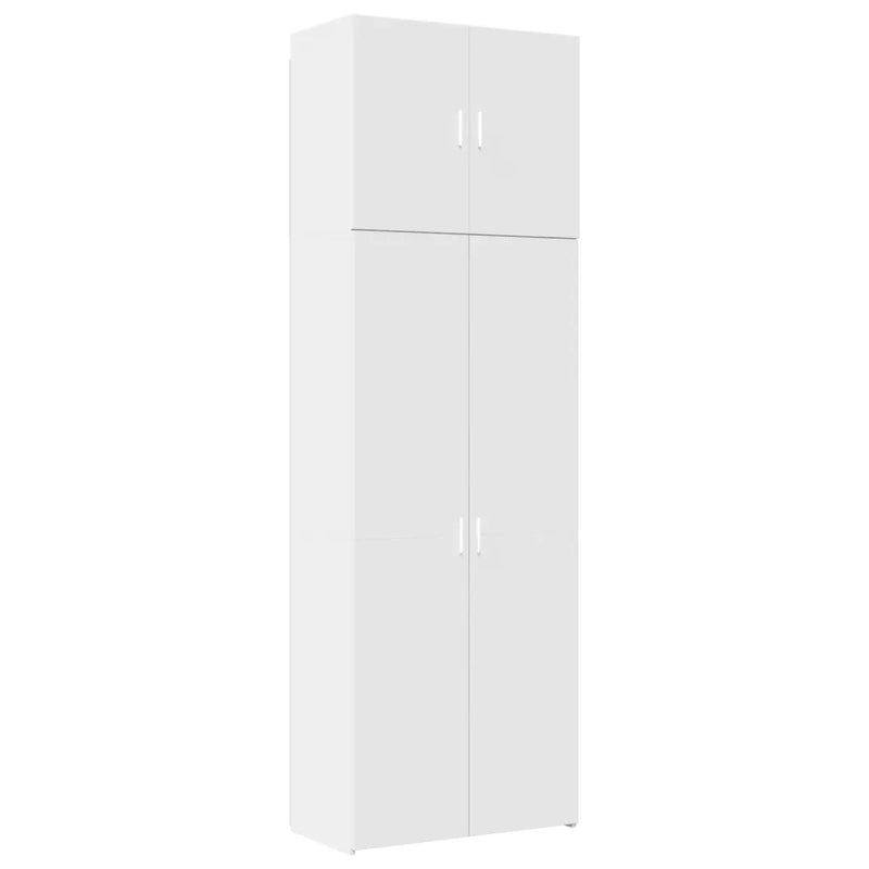 Highboard White 80x42.5x249 cm Engineered Wood