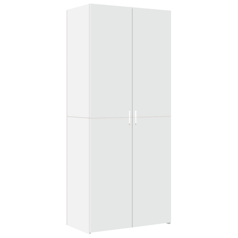 Highboard White 80x42.5x249 cm Engineered Wood