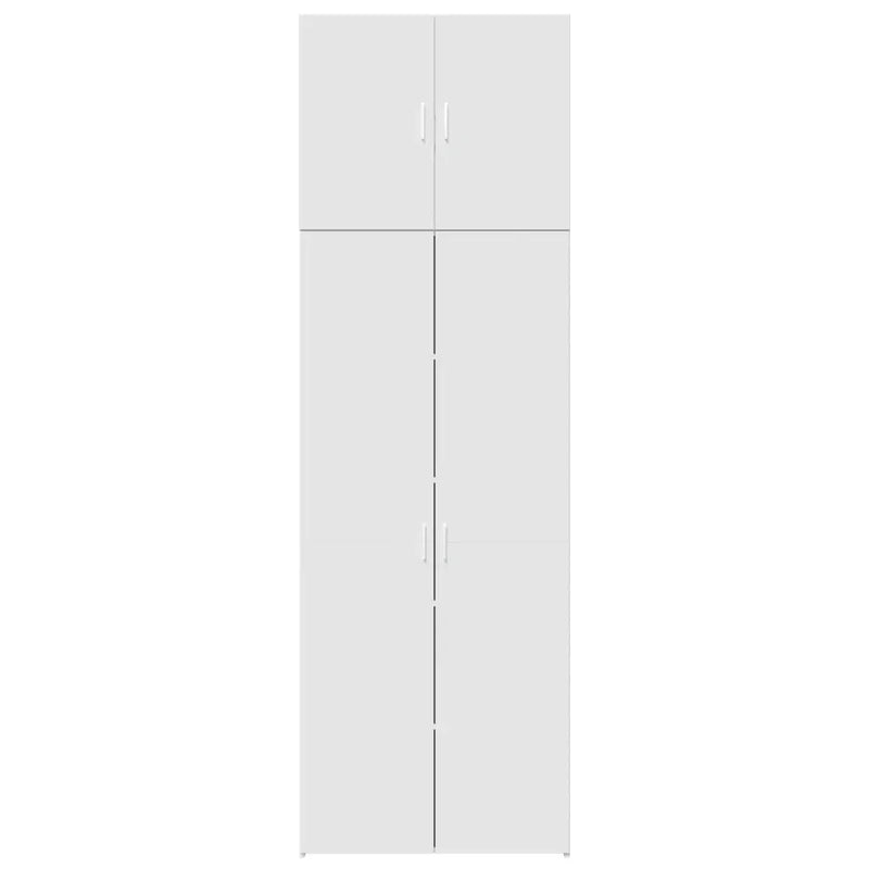 Highboard White 80x42.5x249 cm Engineered Wood