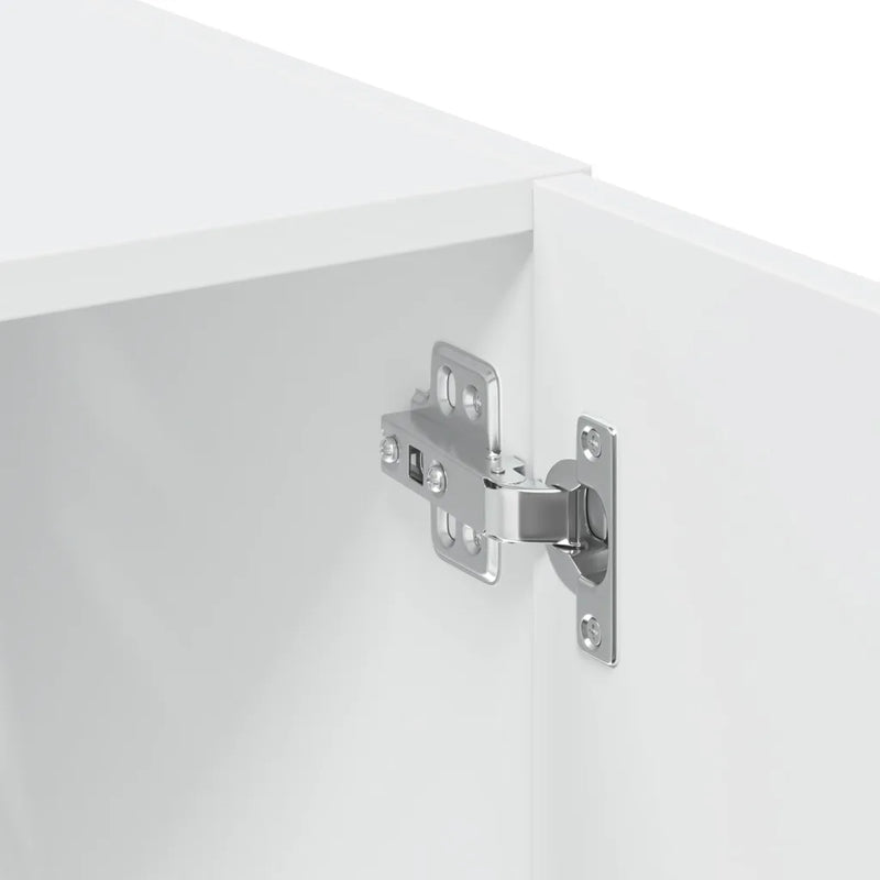 Highboard White 80x42.5x249 cm Engineered Wood